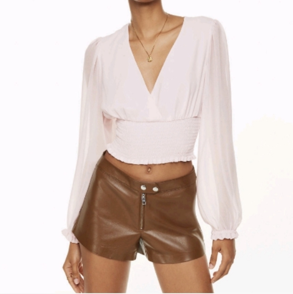 Wilfred | BNWT Wistful blouse in Coral blush, size S